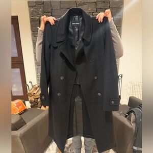 Giorgio Armani Black Trench Coat